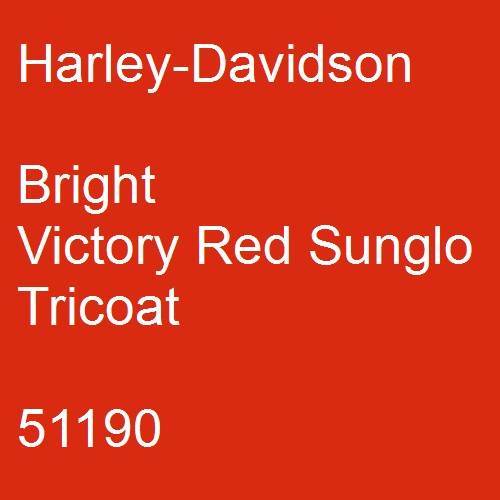 Harley-Davidson, Bright Victory Red Sunglo Tricoat, 51190.